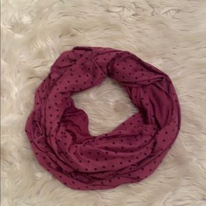 polka dot infinity scarf